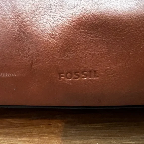 Fossil brown leather tote - Picture 7 of 7